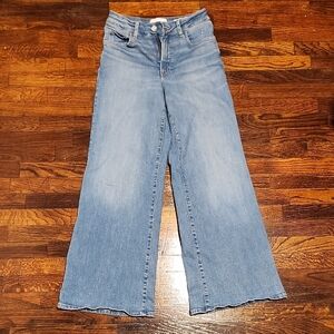 Voyageur Nomad Relaxed Light Blue High Waist Wide Leg Jeans Grunge Y2K 27